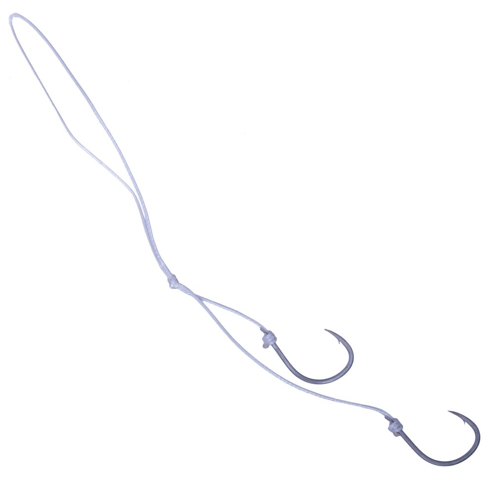 ZI LURES Ecogear Pre Tied Rubber Jigging Double Hook Rig - Image 3