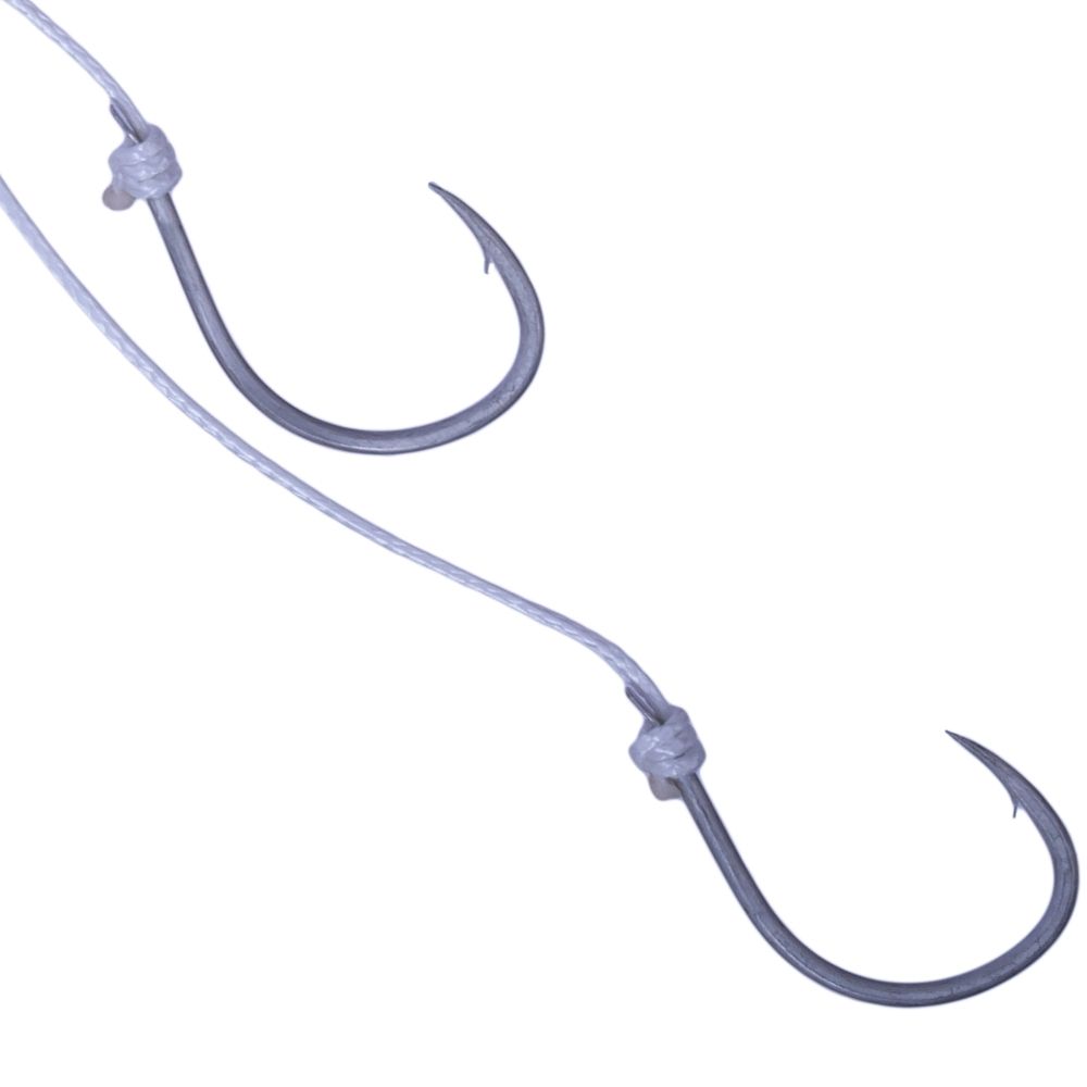 ZI LURES Ecogear Pre Tied Rubber Jigging Double Hook Rig - Image 2