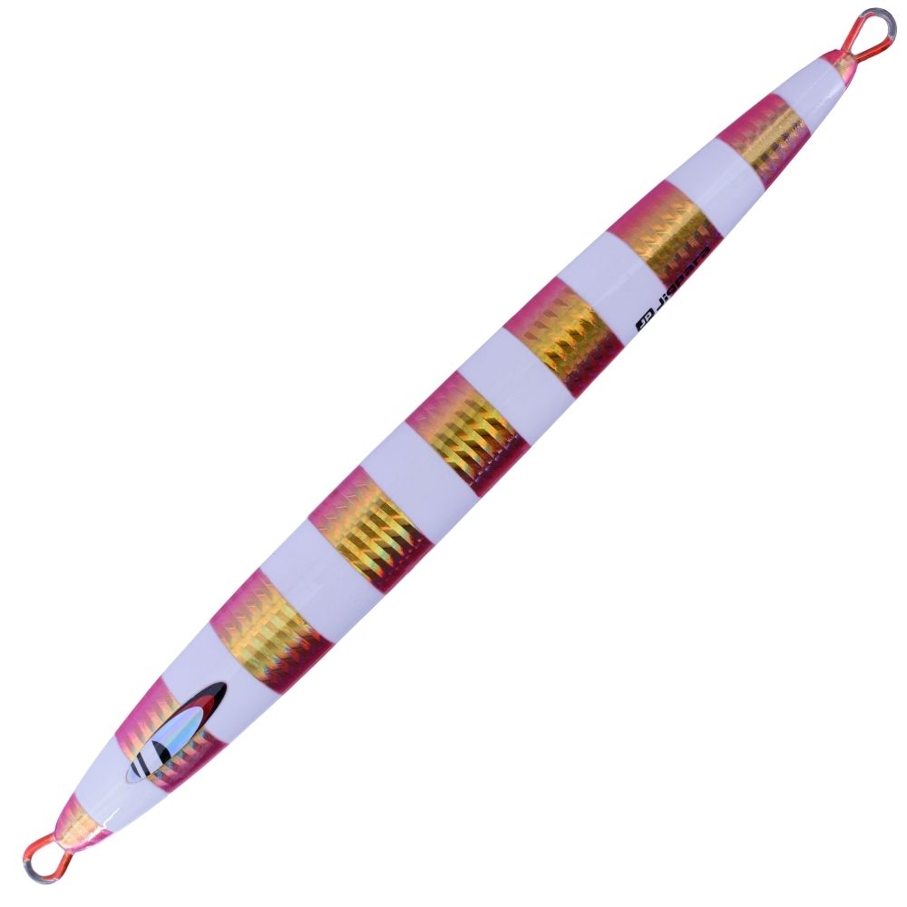 MAJOR CRAFT Slow Jigging Metal Lure Jigpara Vertical Long Slow 400g Pink Gold - Image 3