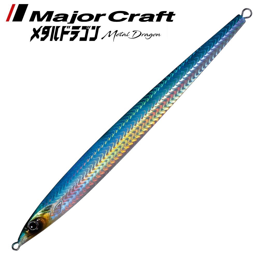 MAJOR CRAFT Saltwater Vertical Jigging Lure METAL DRAGON 300g Blue Silver