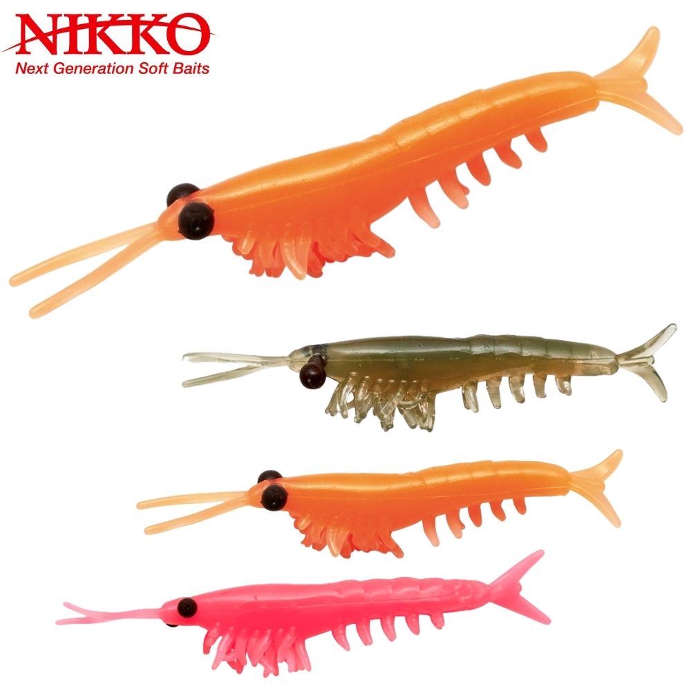 NIKKO Kasei Scented Soft Lure Dappy OKIAMI Shrimp 42mm/2pcs