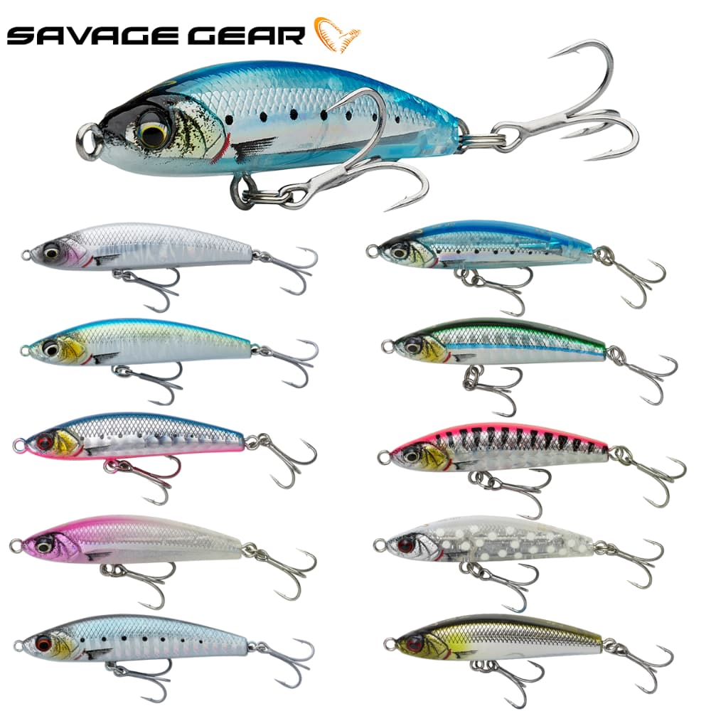 SAVAGE GEAR UL Fishing Rattle Lipless Lure Gravity Pencil 50