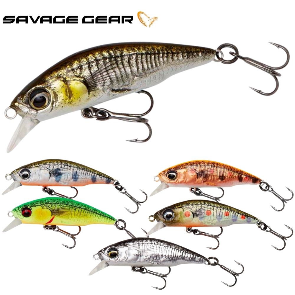 SAVAGE GEAR UL Fishing Twitch Bait Lure 3D STICKLEBAIT 55mm/7g