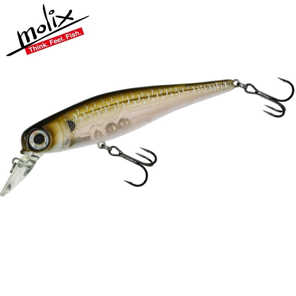 MOLIX Suspending Super Jerk Minnow Lure SJM 100 10cm/17g MX Ghost Minnow