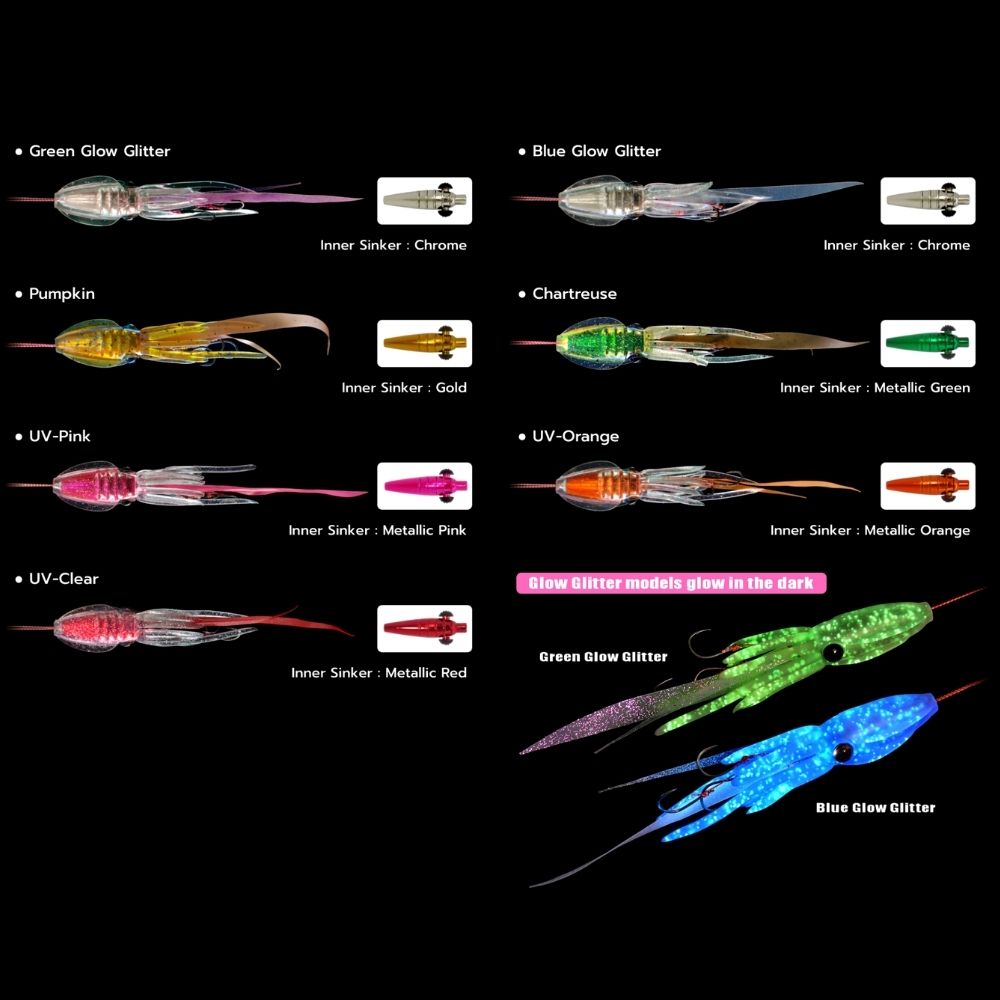 Xtrada Scented Tai-Rubber Jigging Lure PUNI-RUBBER 150g - Image 3