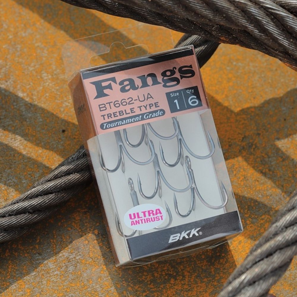 BKK Lure Fishing Ultra-Antirust Coated Treble Hook FANGS-62 - Image 4