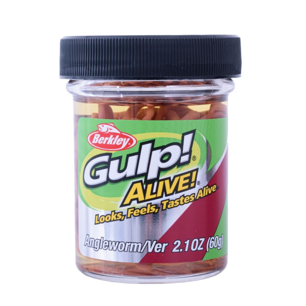 BERKLEY Gulp Alive Scented Soft Bait Lure ANGLEWORM Natural 3cm - Image 2