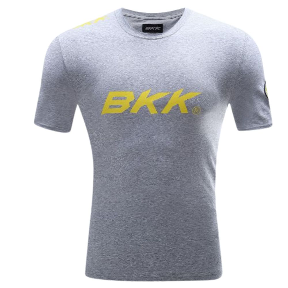 BKK Fishing Hi-Elastic Soft Ice-Cool Short Sleeve ORIGIN T-Shirt Grey