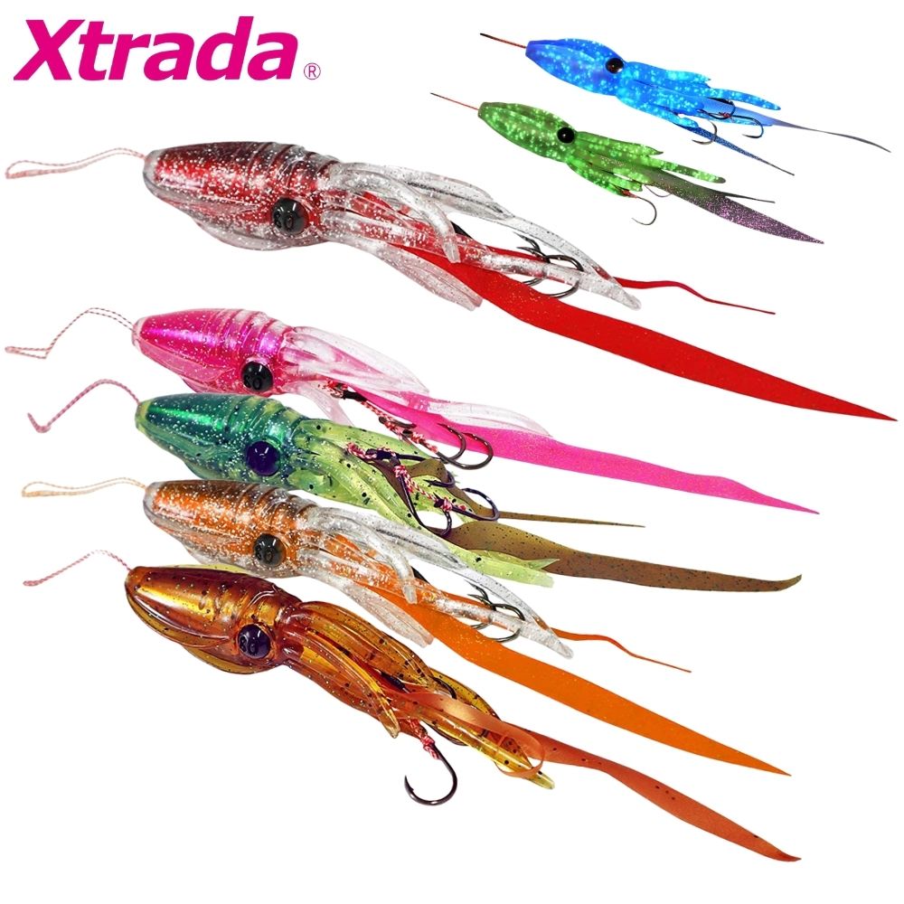 Xtrada Scented Tai-Rubber Jigging Lure PUNI-RUBBER 80g