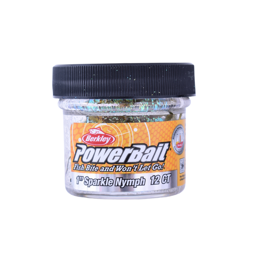 BERKLEY PowerBait Scented Soft Bait Lure Sparkle NYMPH 3cm/12pcs Okeechobee - Image 3