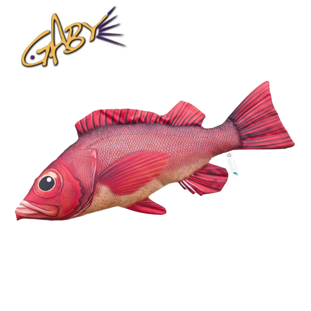 Gaby Fish Pillow, Decoration and Toy The Deepwater Redfish 70cm