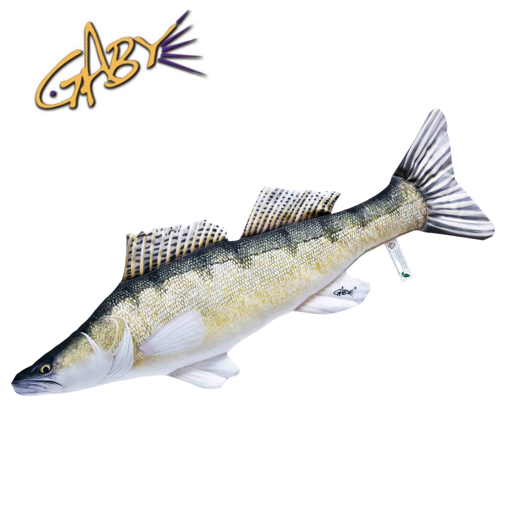 Gaby Fish Pillow, Decoration and Toy The Zander 77cm