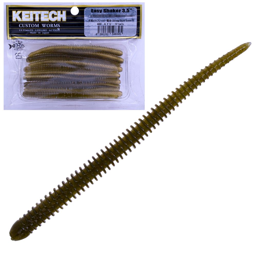 KEITECH Scented Soft Bait Worm Lure EASY SHAKER 3.5in - Image 2