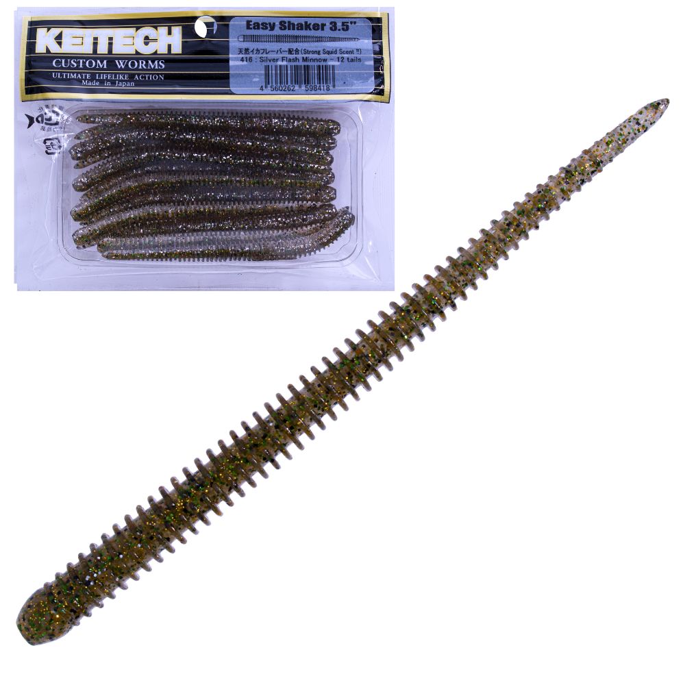 KEITECH Scented Soft Bait Worm Lure EASY SHAKER 3.5in - Image 7