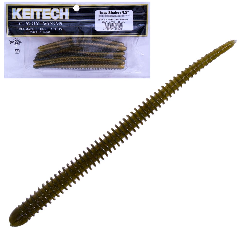 KEITECH Scented Soft Bait Worm Lure EASY SHAKER 4.5in - Image 8
