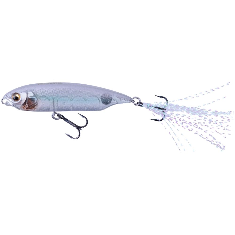 MEGABASS Topwater WTD Slow Sinking Lure KARASHI 59mm/5.3g Shirauo KS - Image 2