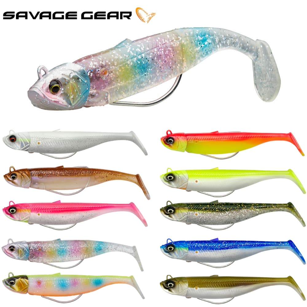 SAVAGE GEAR Realistic Soft Bait Lure MINNOW Weedless 10cm/16g