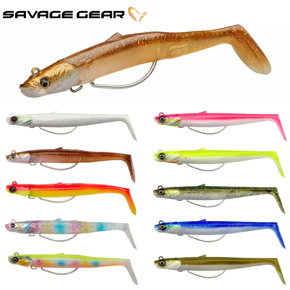 SAVAGE GEAR Realistic Soft Bait Lure SANDEEL V2 Weedless 11.5cm/22g