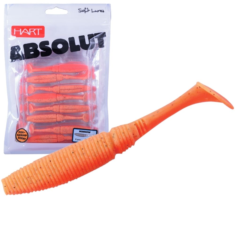 HART Scented Soft Shad Lure ABSOLUTE MINNOW 85mm Color 09