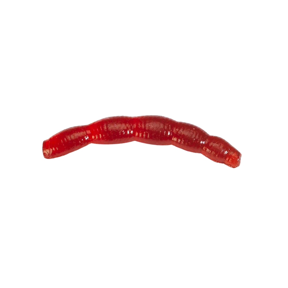 Berkley PowerBait Scented Soft Bait Lure Micro Blood Worms - Image 2