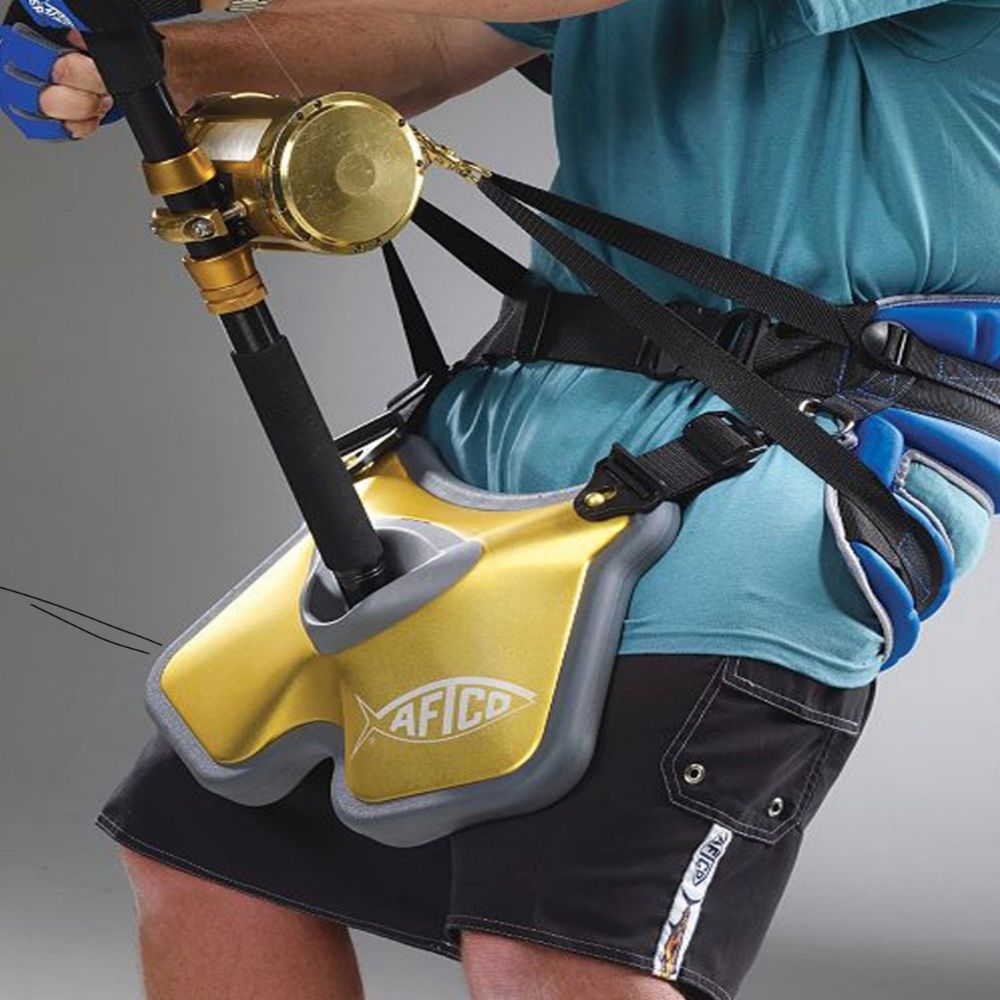 AFTCO Offshore Fishing Fighting Gimbal Plate Belt SOCORRO - Image 2