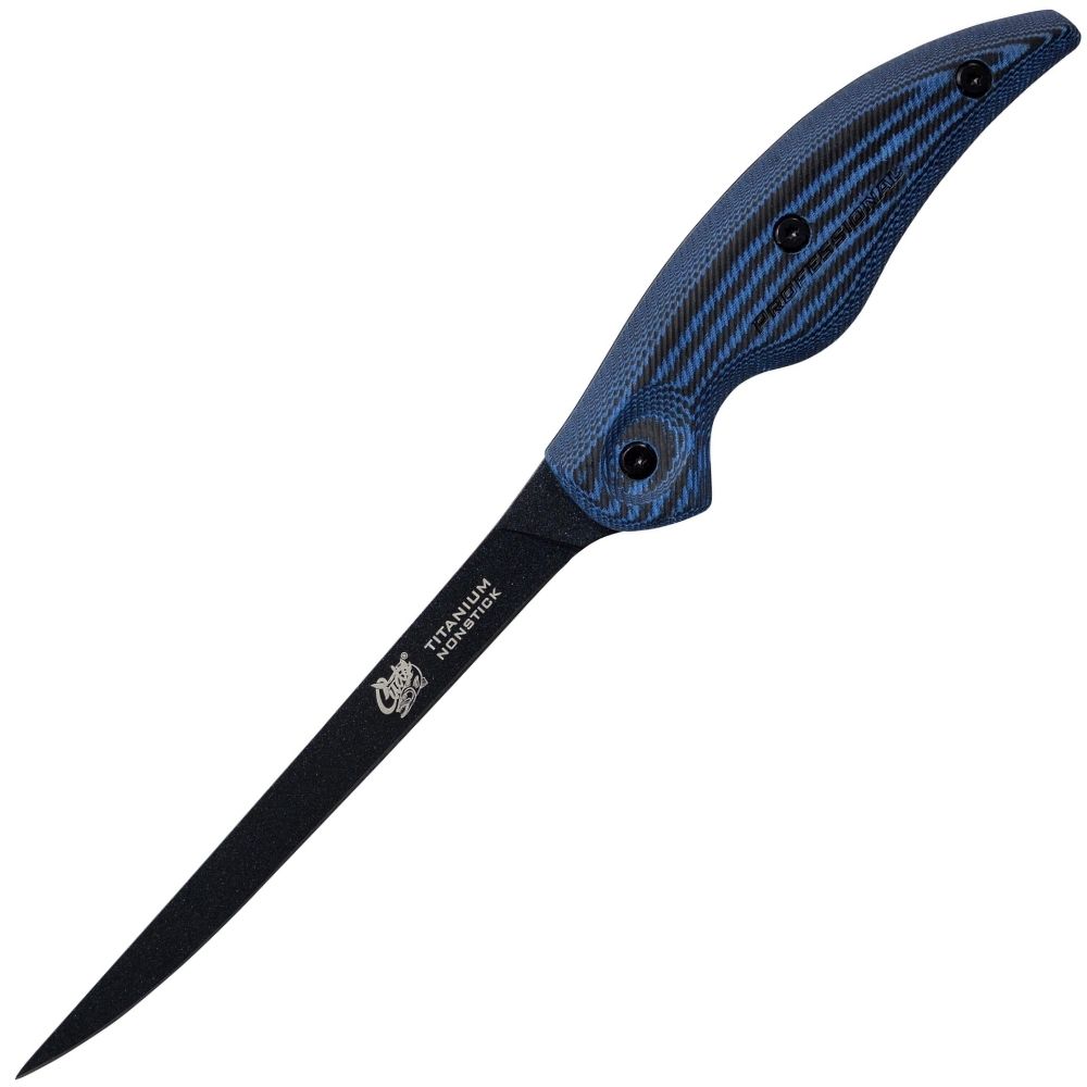 CUDA Titanium Bonded-Carpenter Steel Professional Fillet KNIFE 6” - Image 3