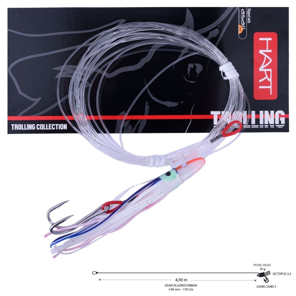 HART Saltwater Offshore Pelagics Trolling Rig OCTOPUS color D927