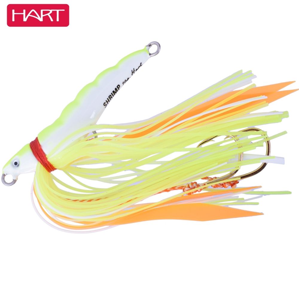 HART Natural Prawn Shape Rubber Jigging Lure SHRIMP 30g