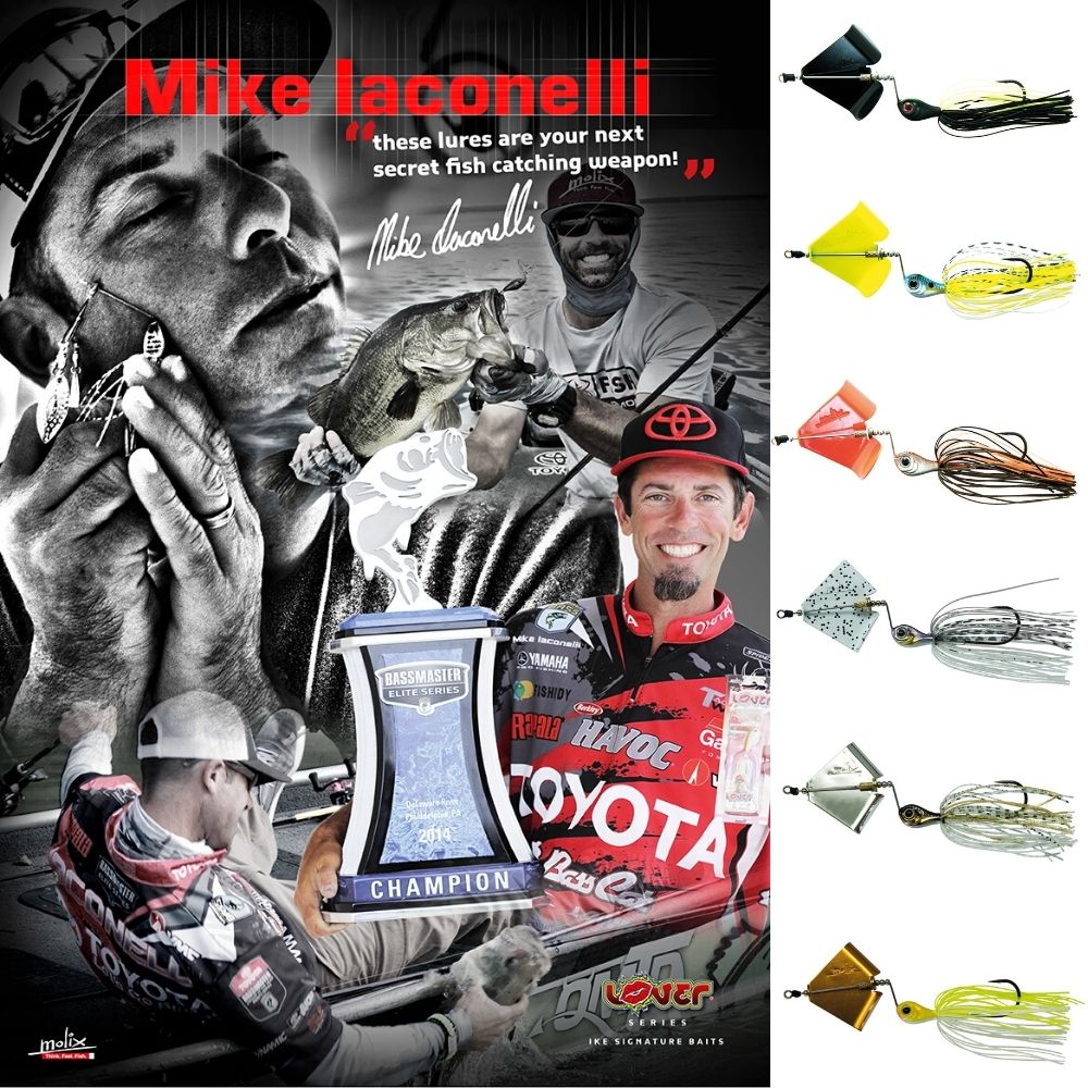 MOLIX By Mike Iaconneli Spinnerbait Lure Lover BUZZ SS Bogolu Dace - Image 2