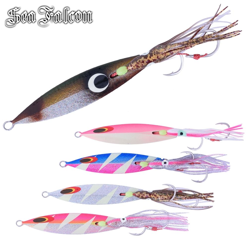 SEA FALCON Saltwater Rubber Jigging Lure DRAIN INCHIKU 120g
