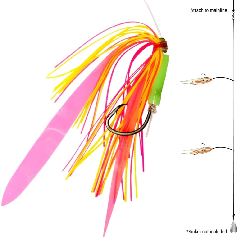 BLACK MAGIC Saltwater Bottom Fishing Rig SNAPPER SNACK Pinky 5/0 - Image 2