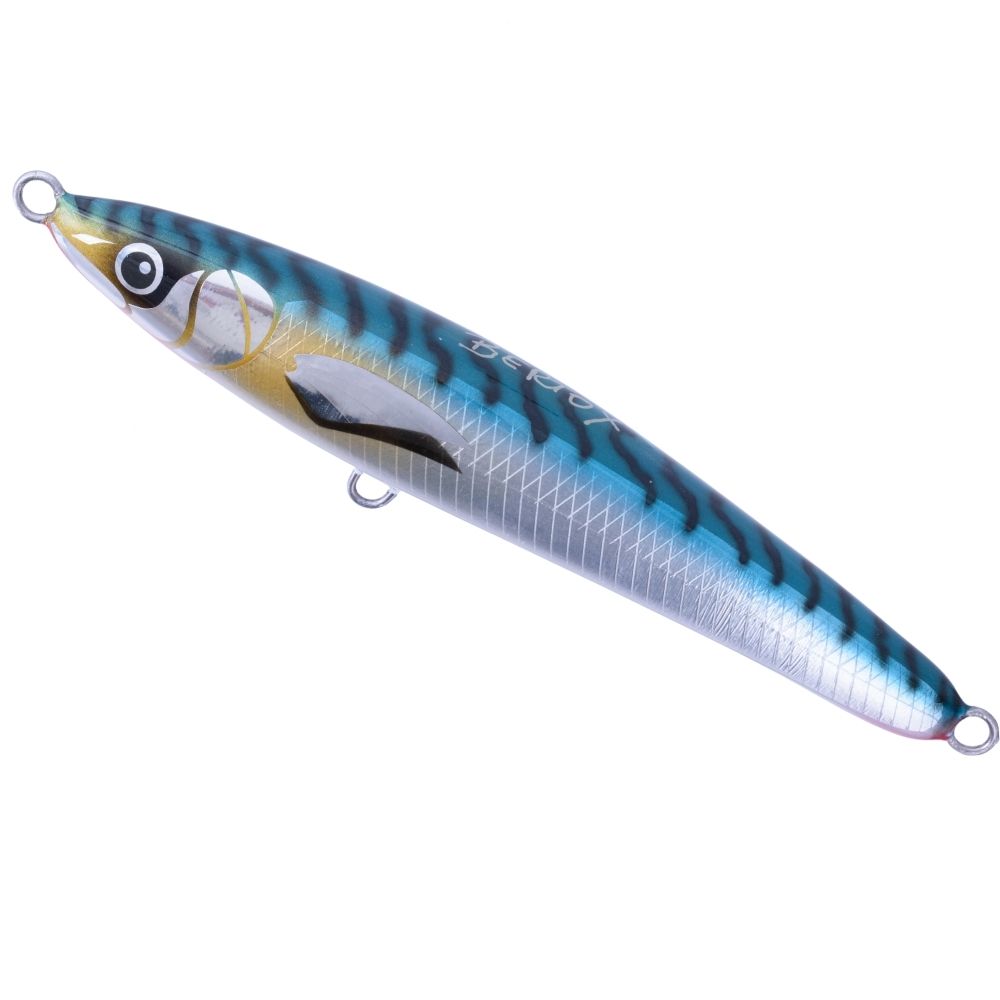 BERTOX Saltwater Handmade Wooden Floating STICK BAIT 22cm/120g Blue Mackerel - Image 2