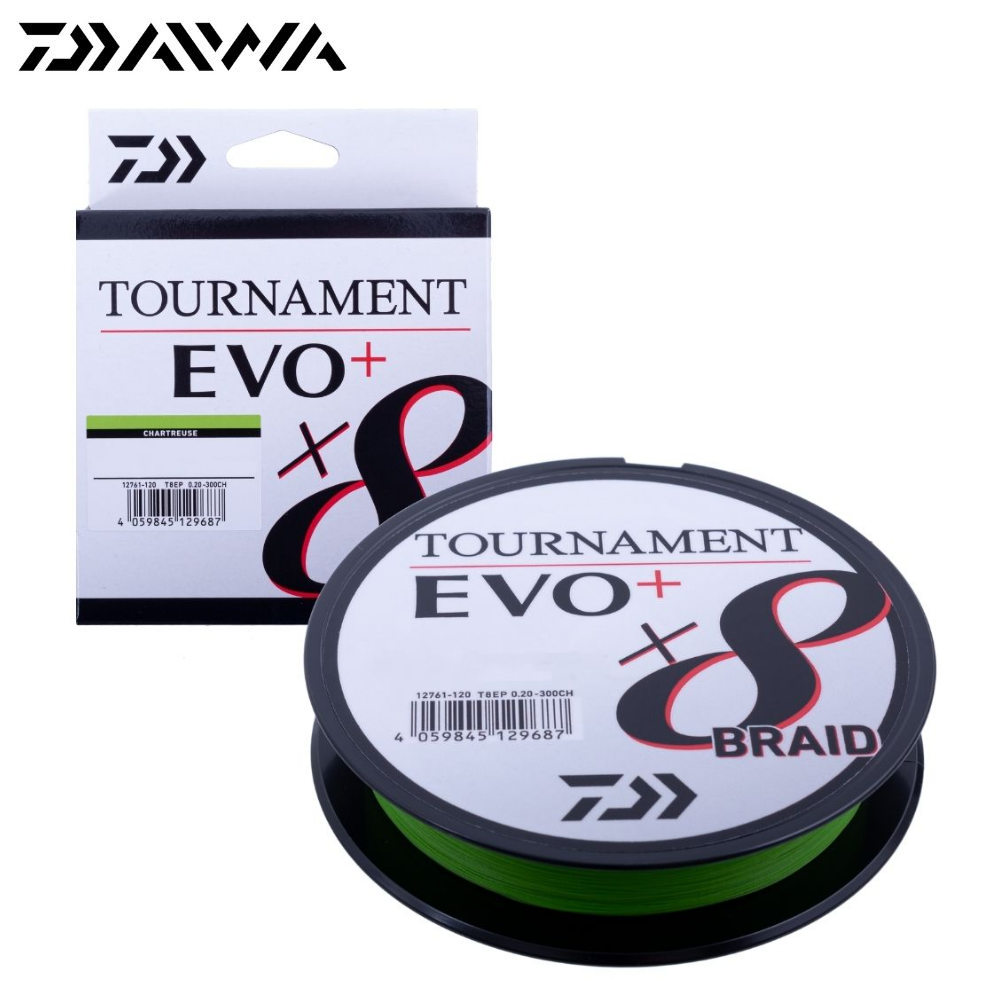 DAIWA 8 Strand Braid Line Tournament EVO+ 135m/Chartreuse