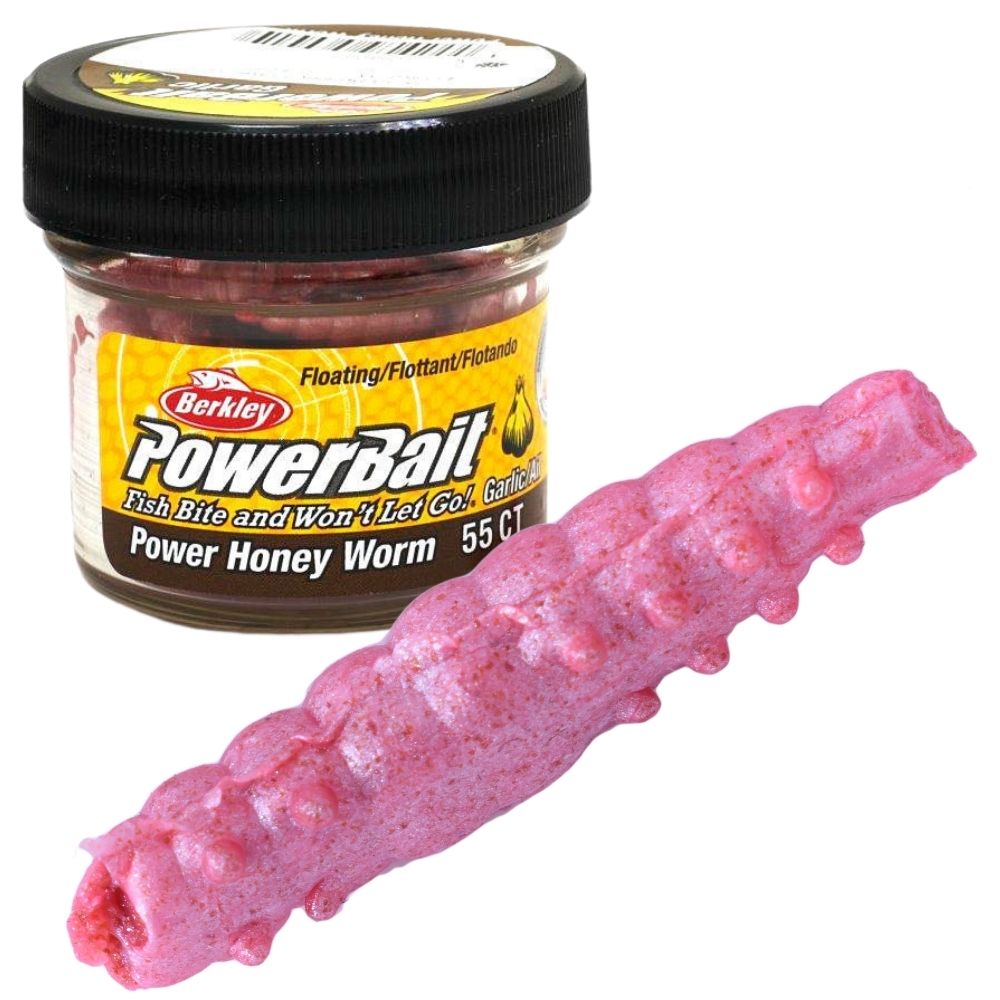 BERKLEY Powerbait Soft Lure Power Honey Worm Garlic 25mm/55pcs - Image 6