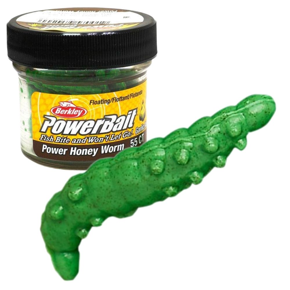 BERKLEY Powerbait Soft Lure Power Honey Worm Garlic 25mm/55pcs - Image 5