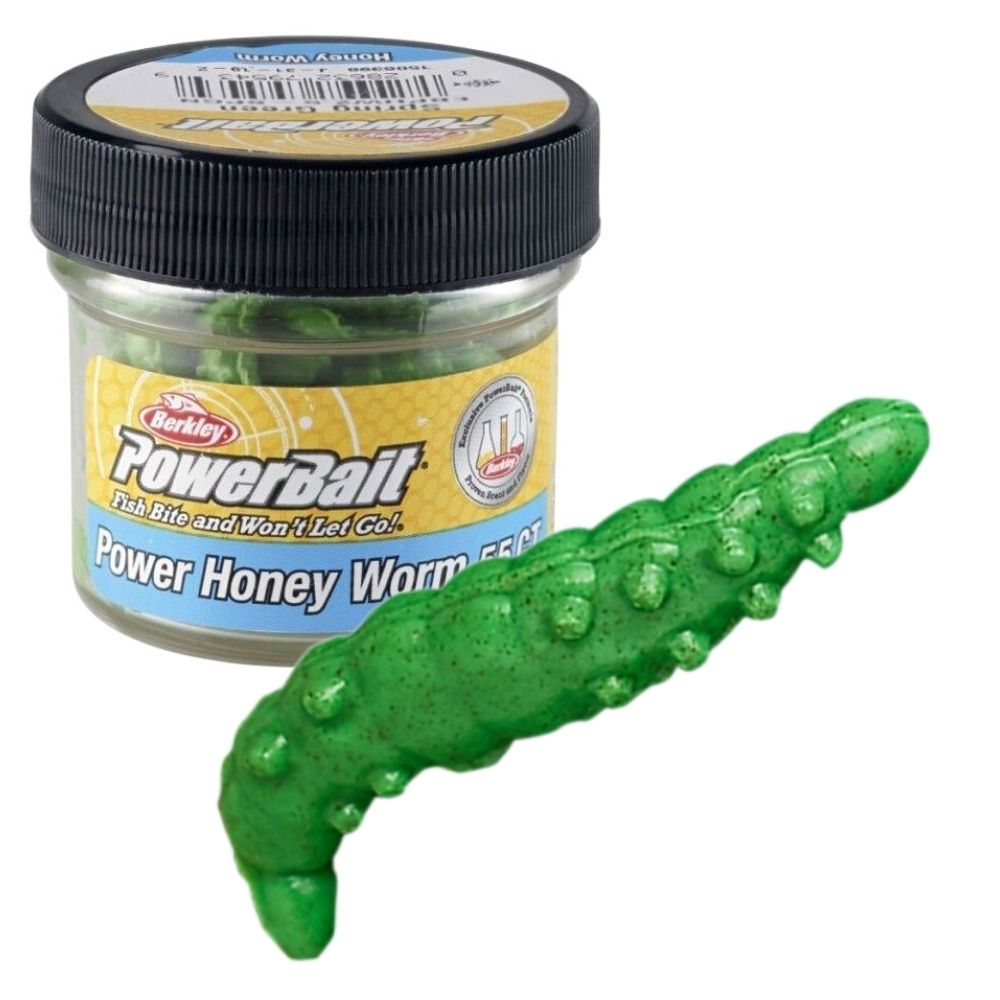 BERKLEY PowerBait Soft Scented Lure Power HONEY WORM 25mm/55pcs - Image 8
