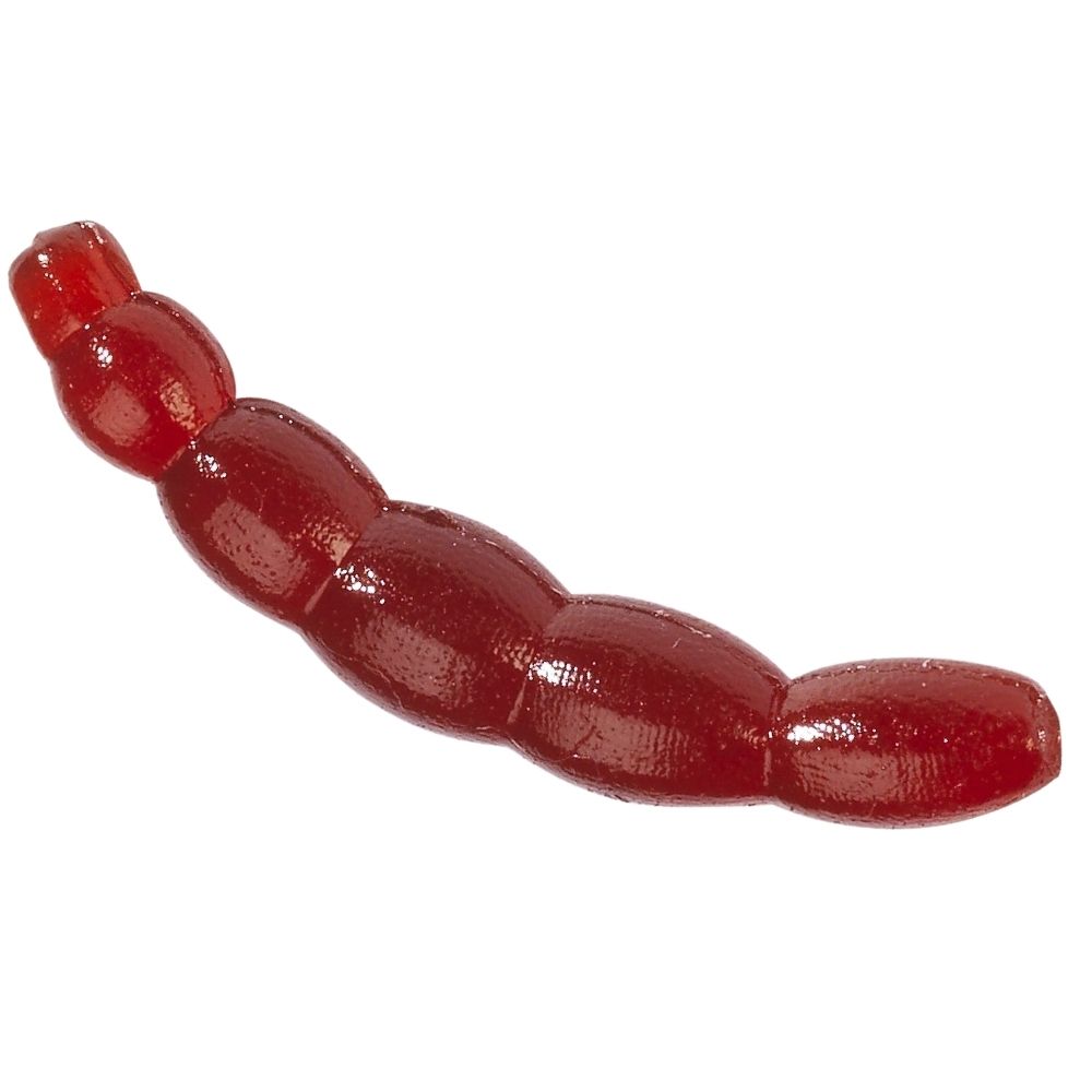 BERKLEY PowerBait Scented Soft Bait Lure MAXI BLOOD WORM 100pcs - Image 3