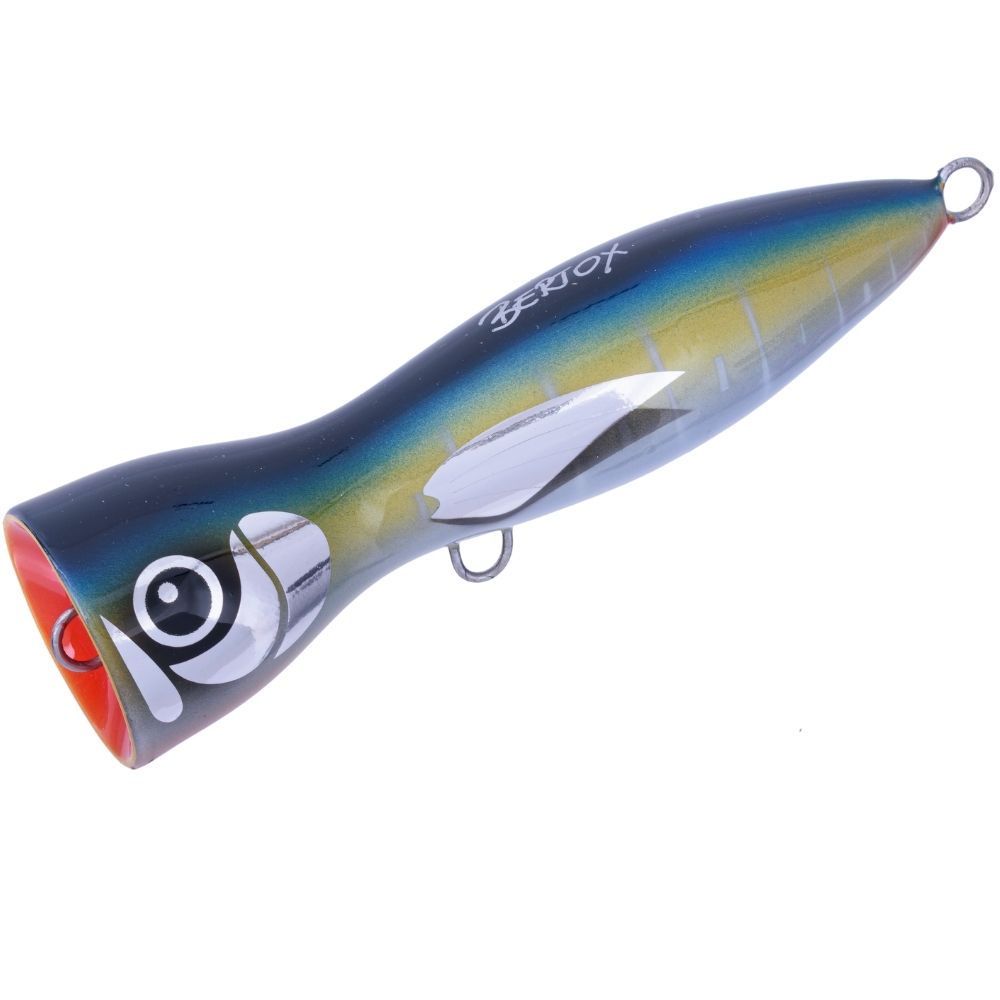 BERTOX Saltwater Topwater Handmade Wooden Popper Lure 15cm/75g - Image 8