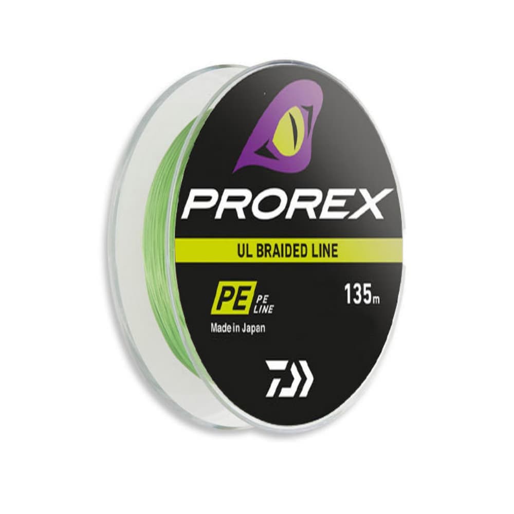 DAIWA Prorex UL Finesse Fishing Braid 135m Chartreuse - Image 2