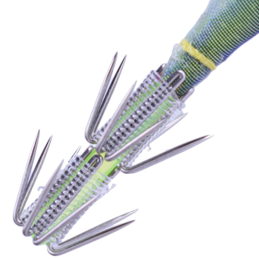 YAMASHITA Squid Fishing Clothed Soft Jig Lure OPPAI SUTTE-2 7cm/Glow EC F/AN - Image 2