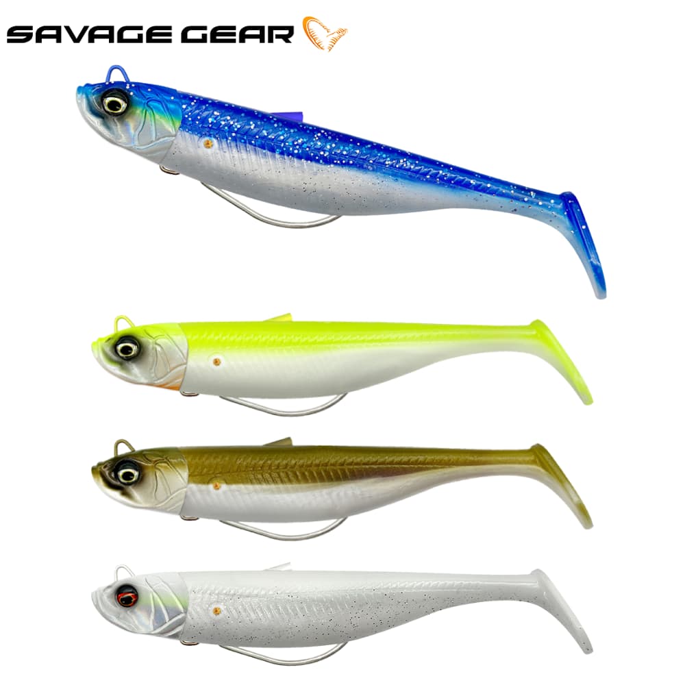 SAVAGE GEAR Realistic Soft Bait Lure MINNOW Weedless 12.5cm/28g Bulk