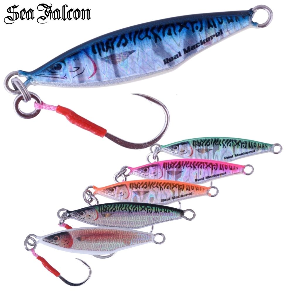 SEA FALCON Saltwater Casting Jig Lure REAL MACKEREL 10g