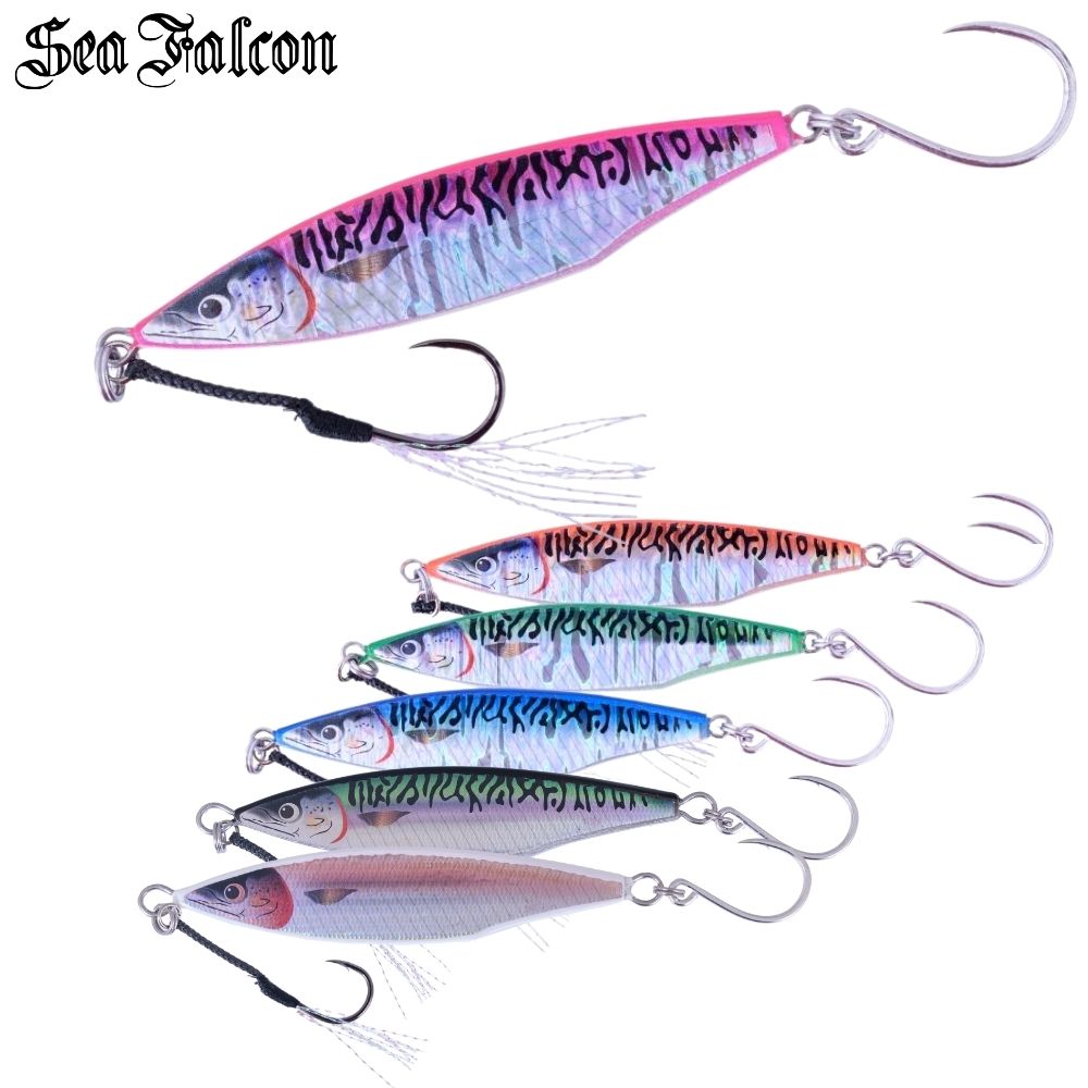 SEA FALCON Saltwater Casting Jig Lure REAL MACKEREL 30g