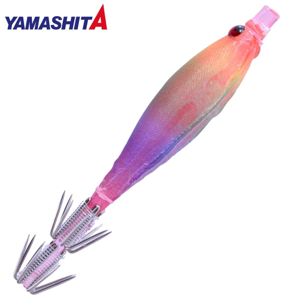 YAMASHITA Squid Fishing Clothed Soft Jig Lure OPPAI SUTTE-2 7cm/UV P3