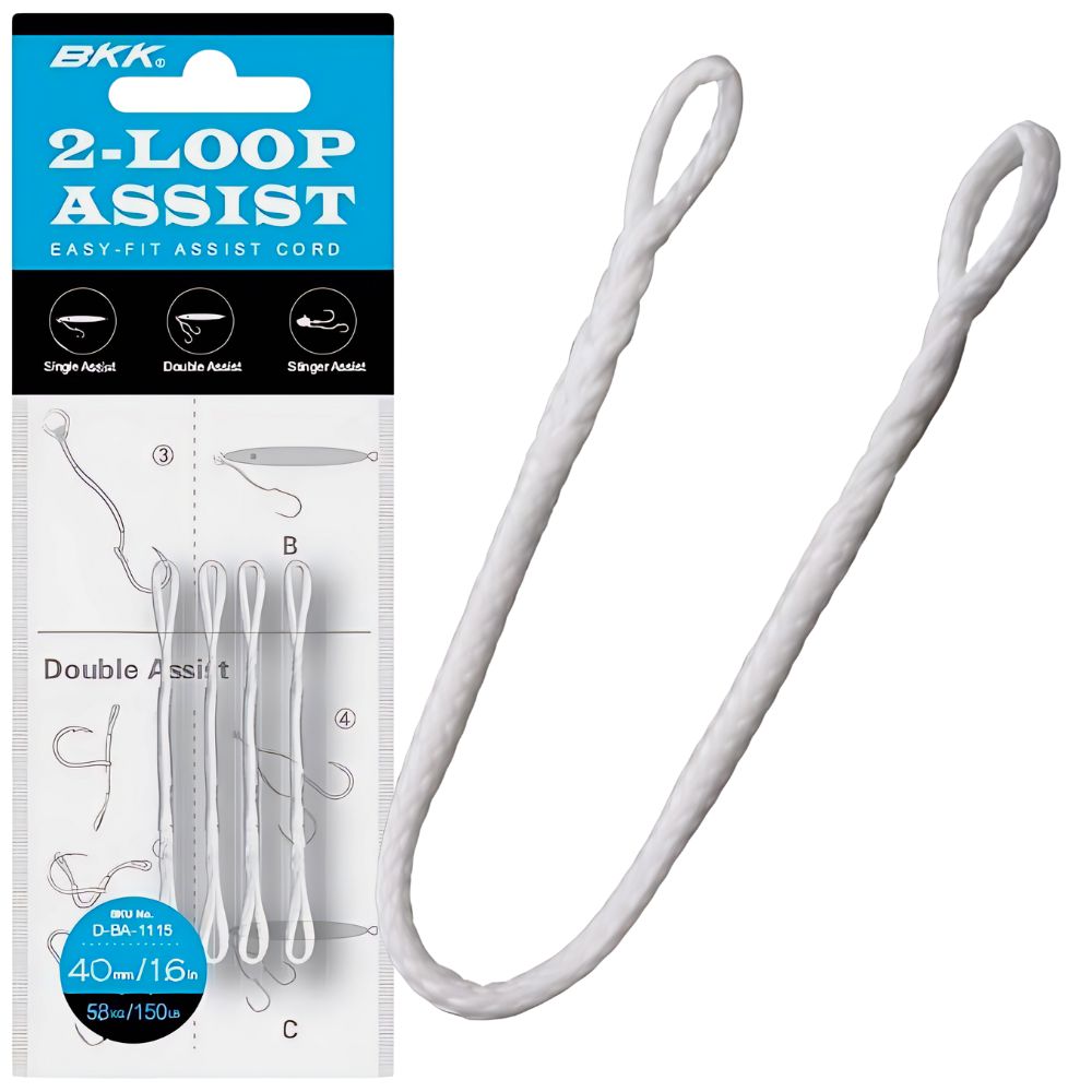 BKK Jigging Accessories 2-LOOP Assist Cord