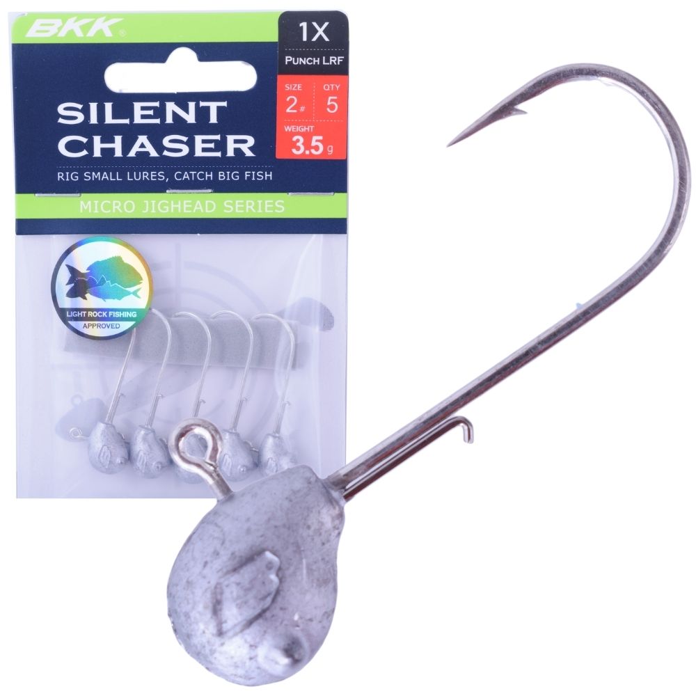 BKK Ultra Light Fishing Micro Jighead SILENT CHASER Punch Head LRF