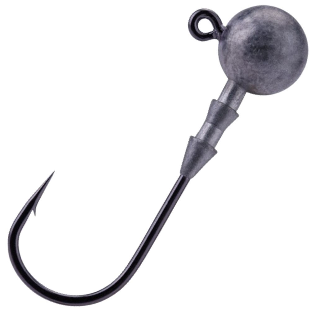BKK Medium Shank 2X-Wire Jighead SILENT CHASER Round Head - Image 2