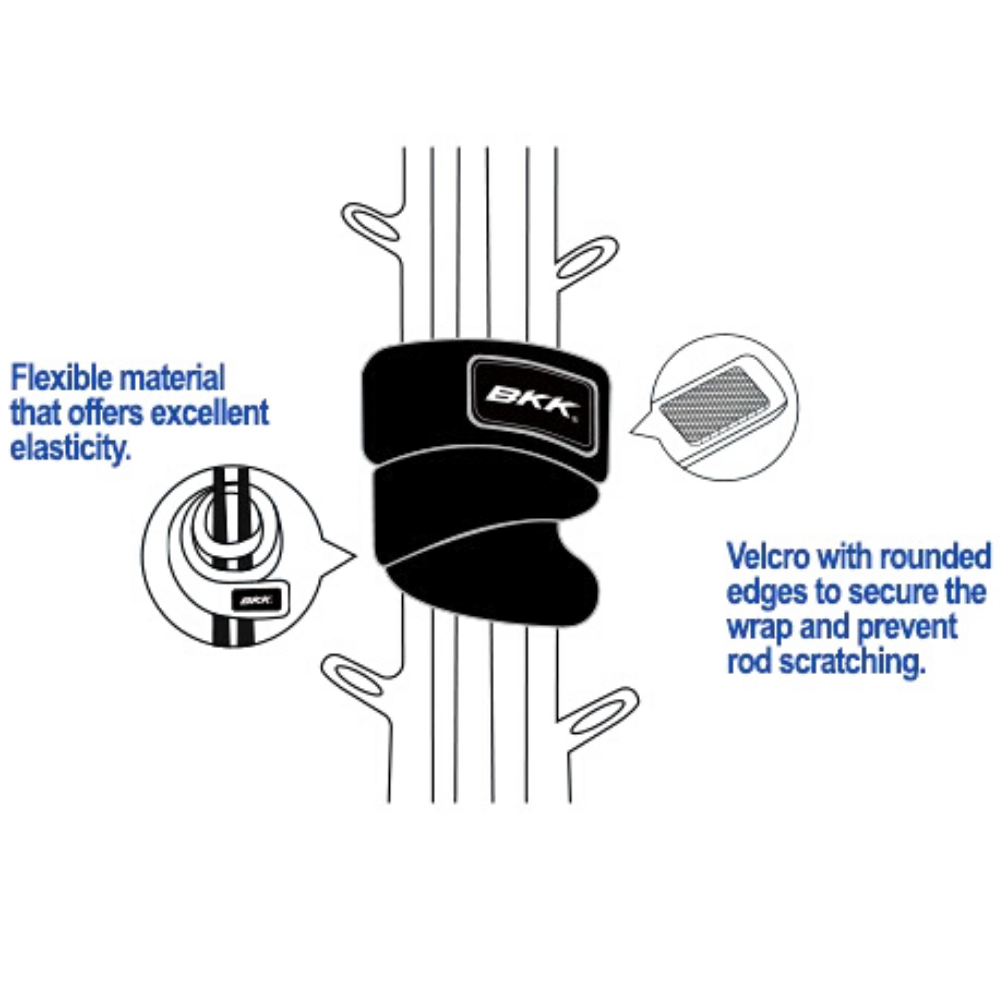 BKK Fishing Protect & Carry Super Elastic Rod Wrap Mr.STRETCH - Image 3