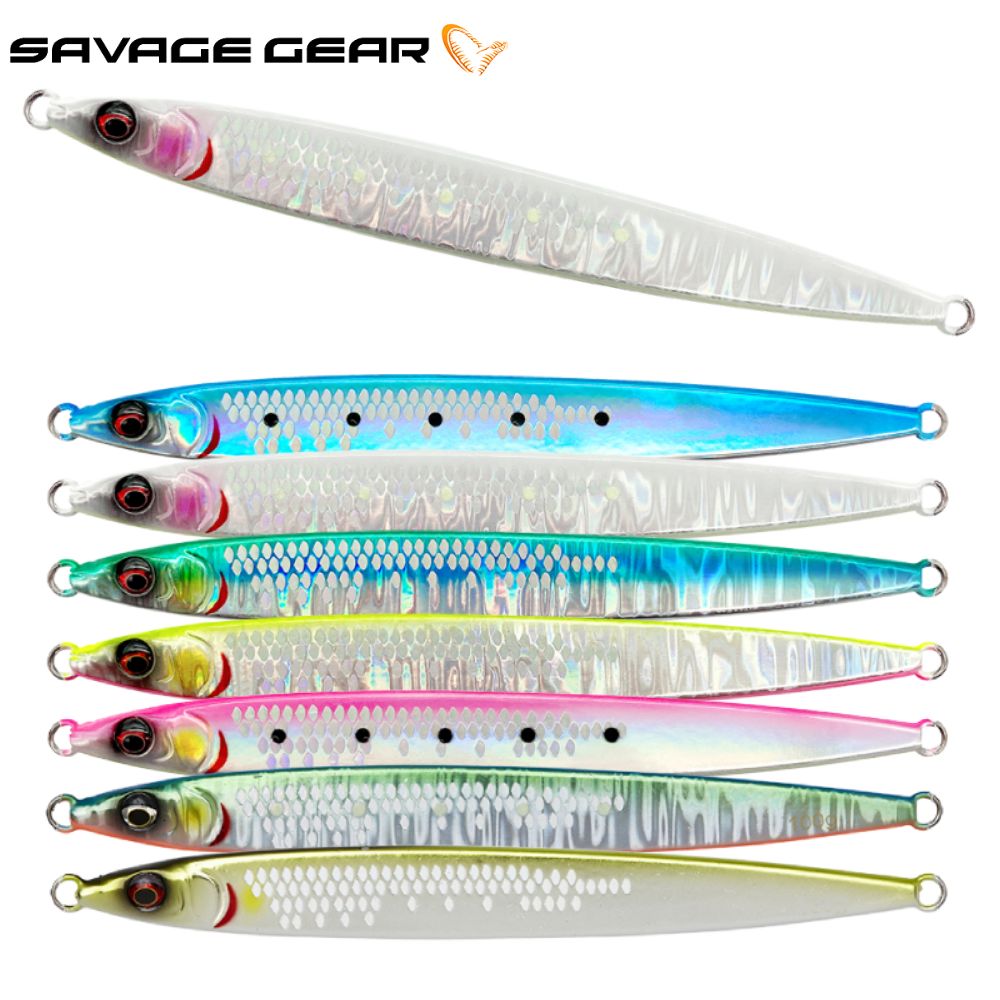 SAVAGE GEAR Shore Jigging Flat-Sided Jig SARDINE SLIDER 13CM 60G Fast Sink