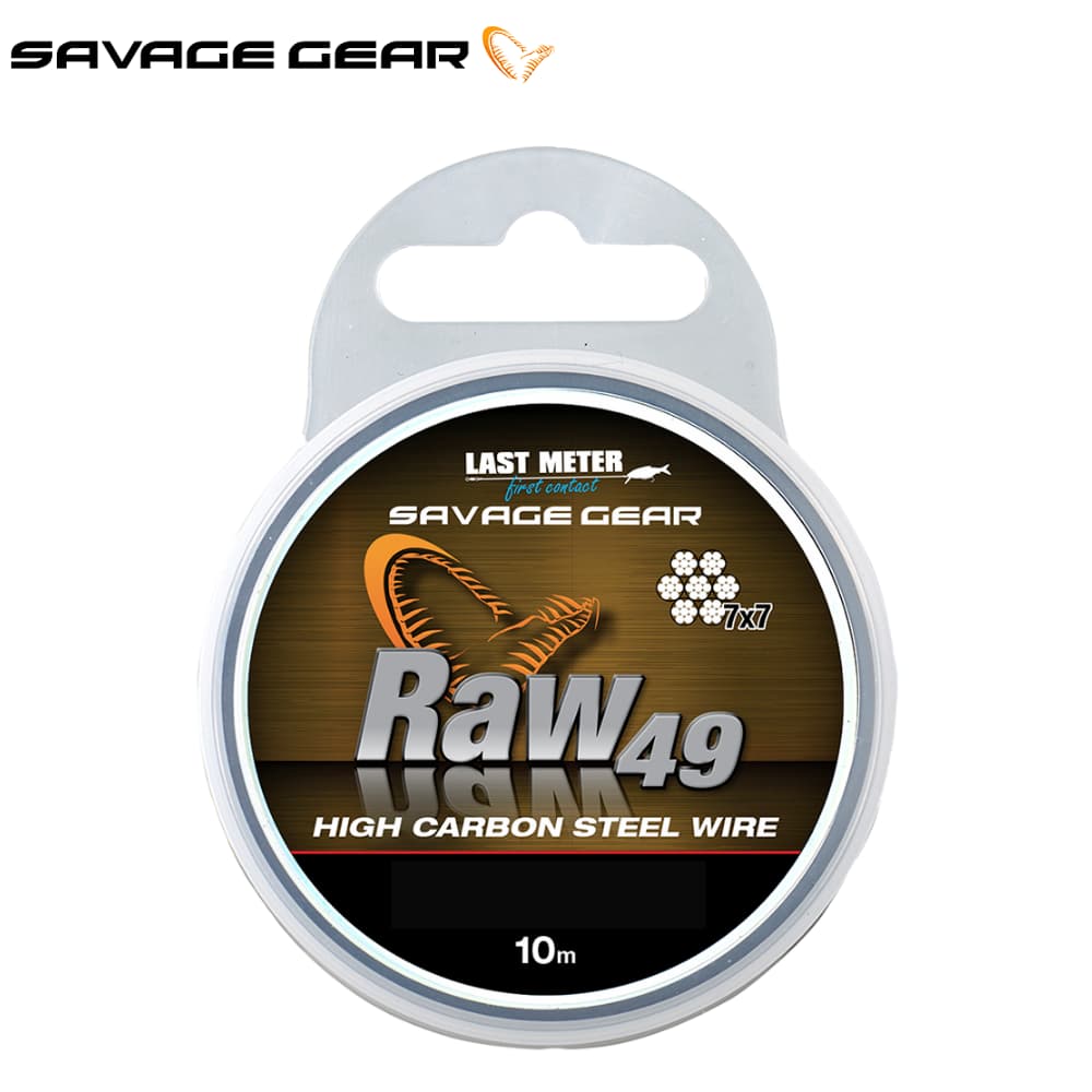 SAVAGE GEAR Soft and Flexible Stainless High Carbon Steel Wire RAW49